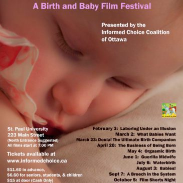Orgasmic Birth to screen at Ottawa Film Festival May 4th