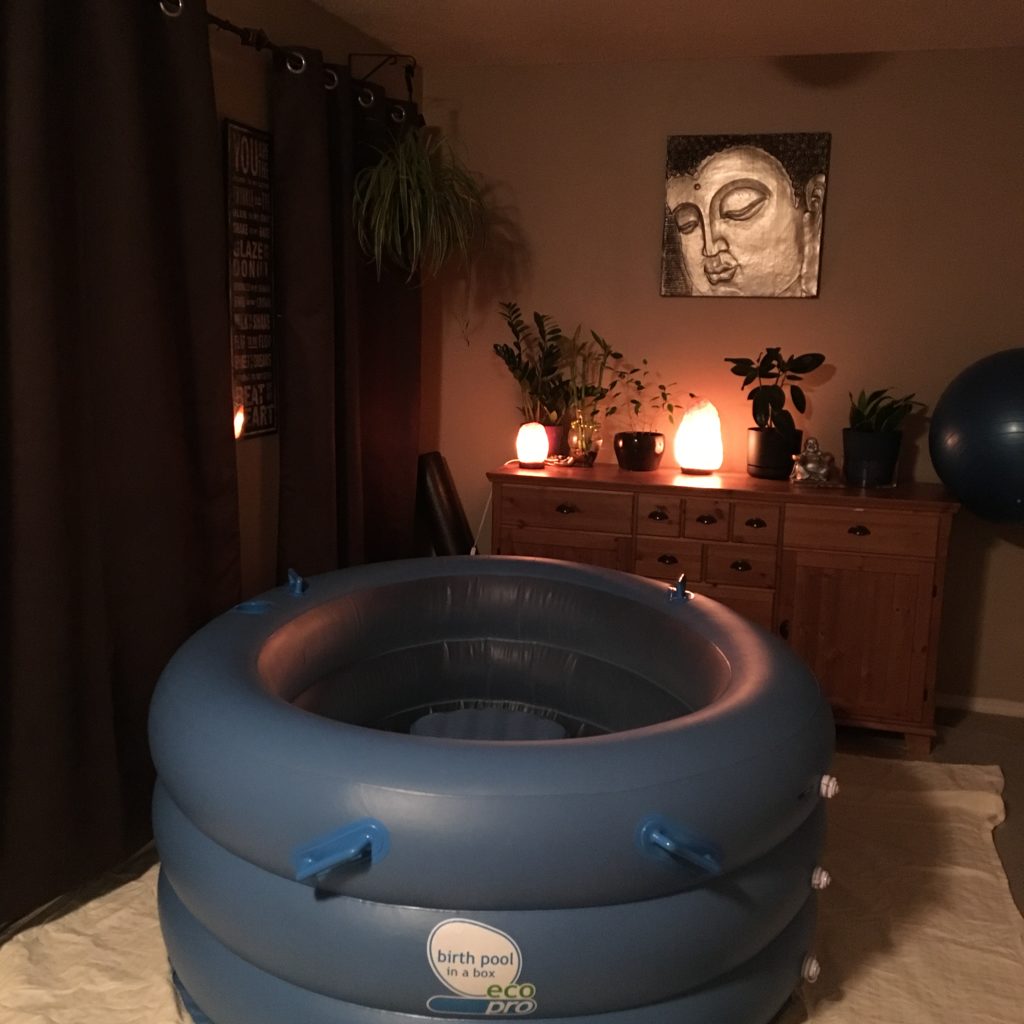 Natural Home Birth at 42 Weeks - Birth Pool & Birth Setting