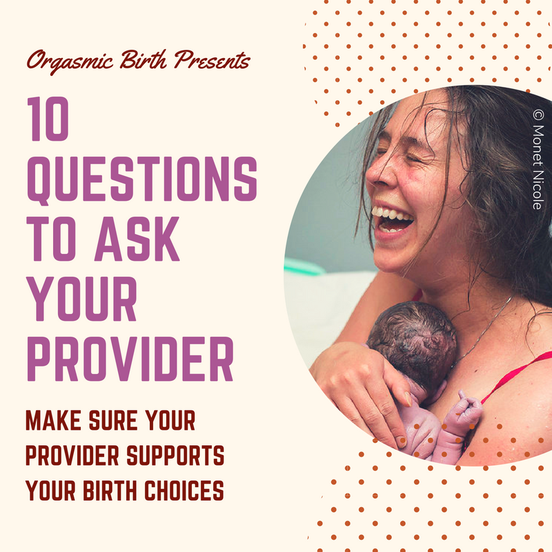 What is an orgasmic birth